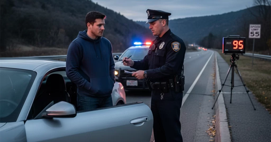 When speeding ticket becomes a misdemeanor